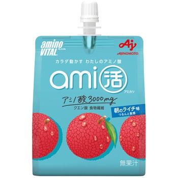 アミノバイタル ami活ゼリードリンク 朝のライチ味 - 味の素