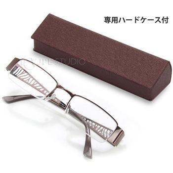 老眼鏡 ブラウン 眼鏡ケース付き SG-04BRシリーズ I.L.K(池田レンズ工業)
