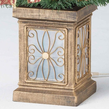 冬装飾 クリスマス用品 ポットライトツリー スノー 高さ150cm ストア・エキスプレス