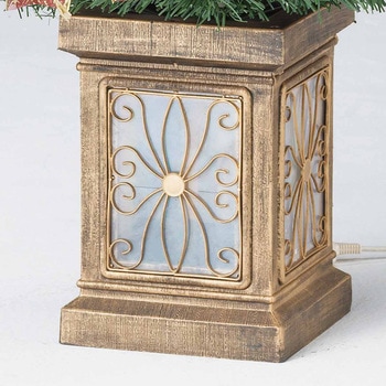 冬装飾 クリスマス用品 ポットライトツリー コパーゴールド 高さ210cm ストア・エキスプレス