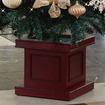 冬装飾 クリスマス用品 スクエアベースツリーセット シャンパンゴールド 高さ180cm - ストア・エキスプレス