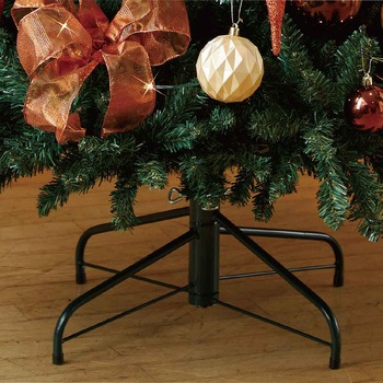 冬装飾 クリスマス用品 ゴージャスツリーセット コパーゴールド 高さ210cm - ストア・エキスプレス