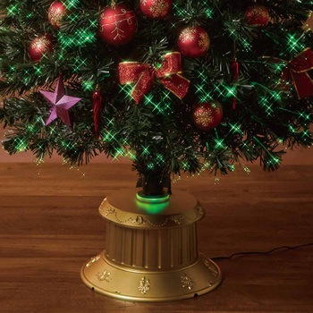 冬装飾 クリスマス用品 デコレーションファイバーツリーセット 高さ240cm レッド - ストア・エキスプレス