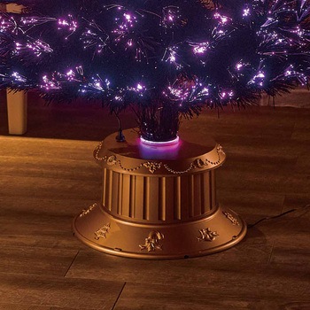 冬装飾 クリスマス用品 ブラックファイバーツリー 高さ180cm ストア・エキスプレス