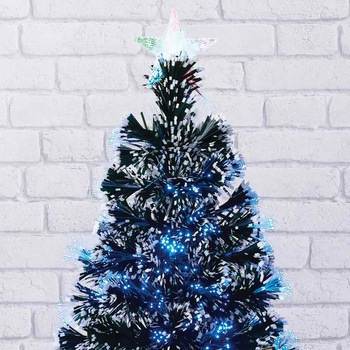 冬装飾 クリスマス用品 スノーチップファイバーツリー 高さ150cm - ストア・エキスプレス