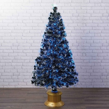 冬装飾 クリスマス用品 スノーチップファイバーツリー 高さ180cm ストア・エキスプレス