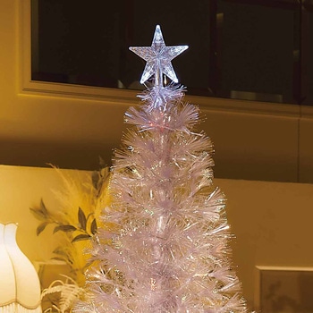冬装飾 クリスマス用品 ホワイトファイバーツリー 高さ150cm ストア・エキスプレス