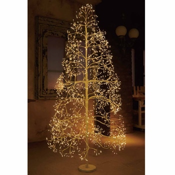 冬装飾 クリスマス用品 LEDバーチツリー 高さ180cm ストア・エキスプレス