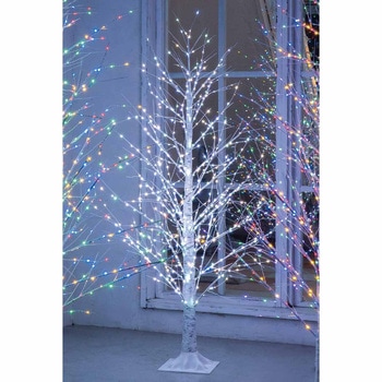 冬装飾 クリスマス用品 ブランチツリー リモコン付き 高さ150cm ストア・エキスプレス