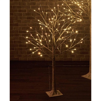 冬装飾 クリスマス用品 ブランチツインクルツリー 高さ120cm ストア・エキスプレス