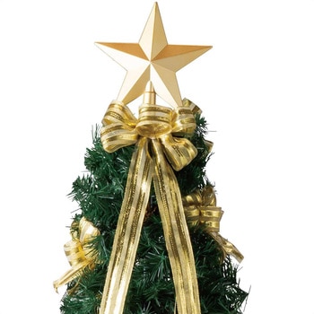 冬装飾 クリスマス用品 ポップアップツリー ゴールド 高さ175cm - ストア・エキスプレス