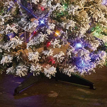 冬装飾 クリスマス用品 スノーポップアップライトツリー 高さ150cm ストア・エキスプレス