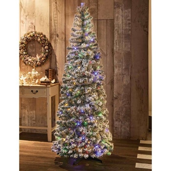 冬装飾 クリスマス用品 スノーポップアップライトツリー 高さ180cm ストア・エキスプレス