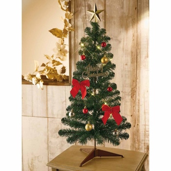 冬装飾 スタンダードクリスマスツリーセット レッド ストア・エキスプレス