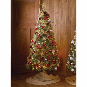 冬装飾 クリスマスツリーセット 高さ180cm ストア・エキスプレス