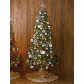 冬装飾 クリスマスツリーセット 高さ180cm ストア・エキスプレス