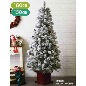 冬装飾 ブラシブランチ クリスマスツリースリムスノー - ストア・エキスプレス