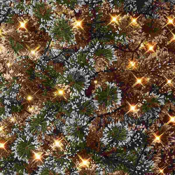 冬装飾 ヌードブラシ クリスマスツリー LEDライト付き ストア・エキスプレス