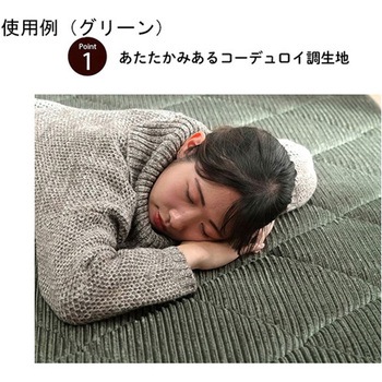 ラグ 防音 コーデユロイ 無地 床暖房 ホットカーペット対応 こたつ敷布団 イケヒコ・コーポレーション