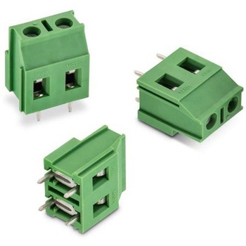基板用端子台 2549シリーズ 7.5mmピッチ 1列 2極 緑 1袋 5個入 WURTH ELEKTRONIK