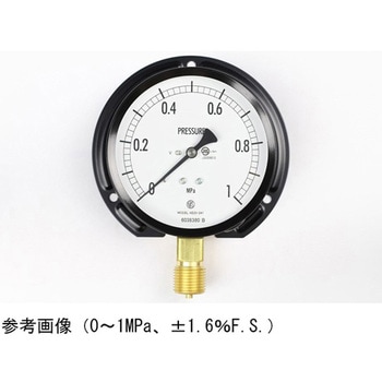 普通形圧力計(Φ100)立形B枠 耐振用 AE20-241シリーズ - 長野計器