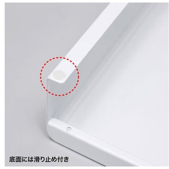 600x200x80mm モニタースタンド 電源タップ/USBハブ付 エスコ