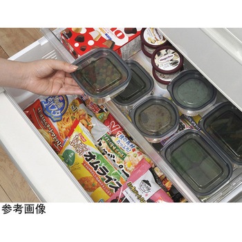 楽ちんスクエア270ml2PC クリアーブラック 1セット 2個入 イノマタ化学
