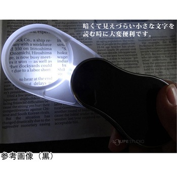 LEDライト付き スイングルーペ 3倍 45mm CVL-45シリーズ I.L.K(池田レンズ工業)