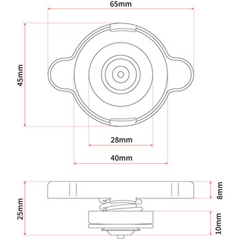 ラジエターキャップ DRC(ダートフリーク)