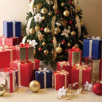 冬装飾 クリスマスツリー飾り オーナメント プレゼントボックスセット レッド ストア・エキスプレス