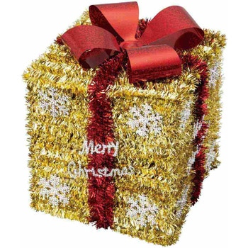 冬装飾 クリスマスツリー飾り オーナメント モールデコ プレゼントボックス(ミニ) ストア・エキスプレス