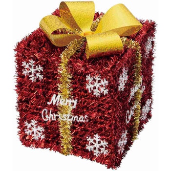 冬装飾 クリスマスツリー飾り オーナメント モールデコ プレゼントボックス(ミニ) ストア・エキスプレス