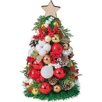 冬装飾 クリスマス用品 ミックス卓上ミニツリー 高さ30cm ストア・エキスプレス