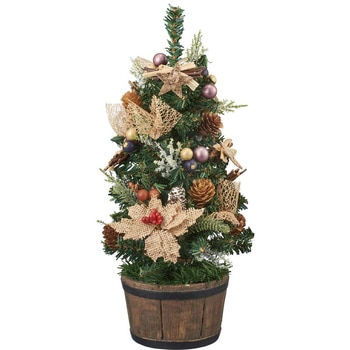 冬装飾 クリスマス用品 卓上ミニツリー 高さ33cm ストア・エキスプレス