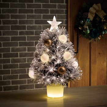 冬装飾 クリスマス用品 フロッキーファイバークリスマスツリー 高さ60cm ストア・エキスプレス