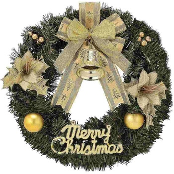 冬装飾 クリスマス用品 クリスマスリース 直径30cm ストア・エキスプレス