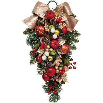 冬装飾 クリスマス用品 ラグジュアリースワッグ ストア・エキスプレス