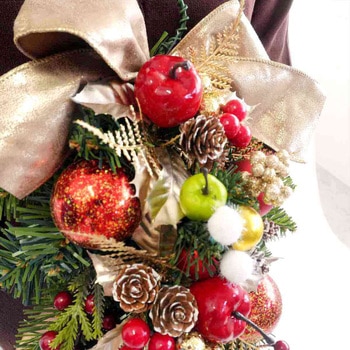 冬装飾 クリスマス用品 ラグジュアリースワッグ ストア・エキスプレス