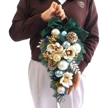 冬装飾 クリスマス用品 ラグジュアリースワッグ ストア・エキスプレス