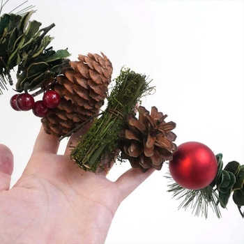 冬装飾 クリスマス用品 ナチュラルガーランド ストア・エキスプレス