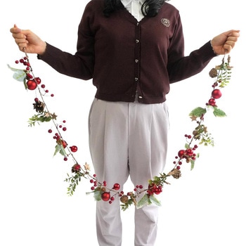 冬装飾 クリスマス用品 ナチュラルガーランド ビッグリーフ ストア・エキスプレス