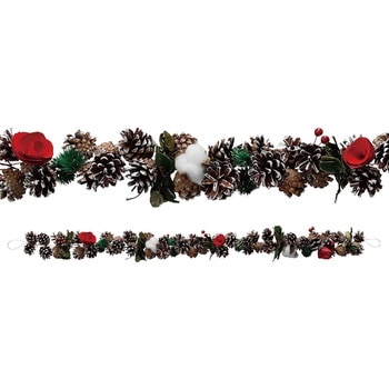 冬装飾 クリスマス用品 ナチュラル クリスマスガーランド ブラウン ストア・エキスプレス