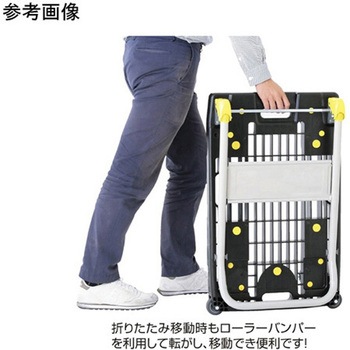 中型静音樹脂台車中型台車 61-551-23シリーズ アズワン