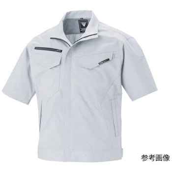 半袖ブルゾン シルバーグレー 1691-22シリーズ ジーベック