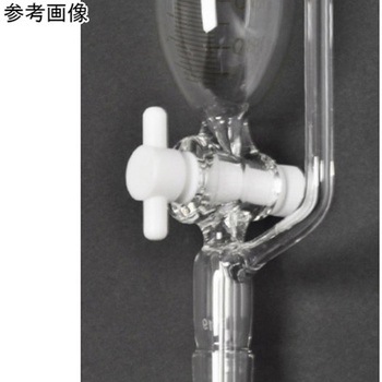 目盛入等圧ロート(PTFE コック) 126シリーズ 日本理化学器械(NRK)