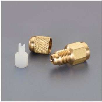 F1/4" アクセスバルブ 5個 エスコ