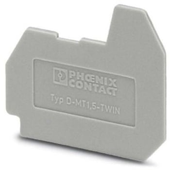 DINレール取付用端子アクセサリ エンドカバー D-MTシリーズ 1袋 5個入 フエニックス・コンタクト