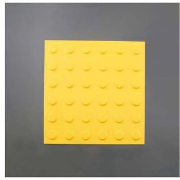 点字パネル(仮設用/警告)300x300mm EA983FY-51シリーズ エスコ