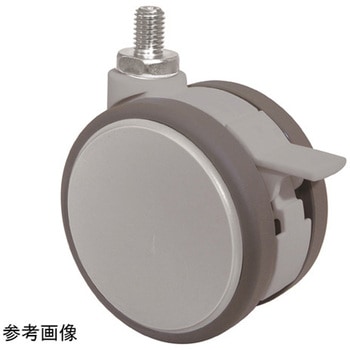 双輪キャスター Φ75 自在ストッパー付 ネジ式 F075Nシリーズ 東海キャスター