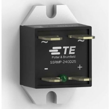 ソリッドステートリレー 最大負荷電流：25 A 最大負荷電圧：280 V パネルマウント TE CONNECTIVITY